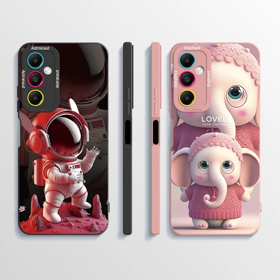 Милый мультяшный Мягкий силиконовый чехол для мобильного телефона Samsung Galaxy M54