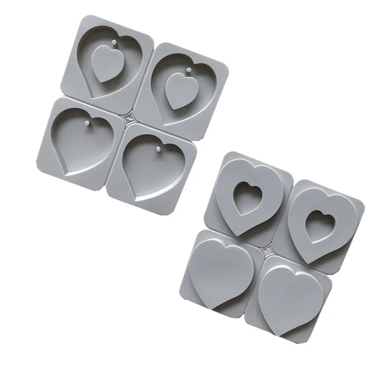 

3D Love силиконовая форма-сердце ручная работа, свадебная форма для ароматерапии, самодельная форма, искусственная смола, ручная форма