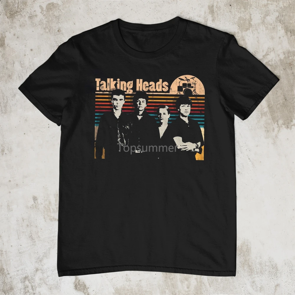 

Talking Heads Band Men T-Shirt Black All Sizes Short Sleeve