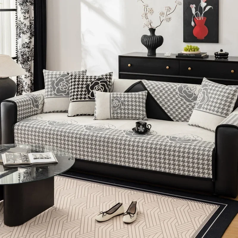 Новинка роскошные женские подушки для дивана из шенилла всесезонные