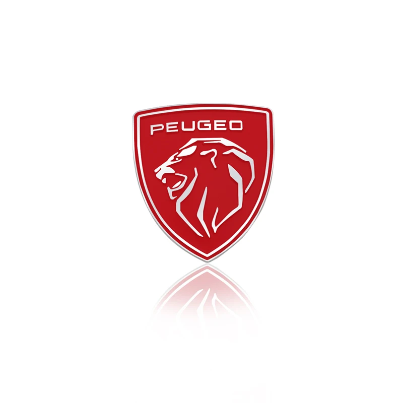 Металлическая Наклейка на заднюю панель автомобиля для Peugeot Lion Badge 107 308 306 106 206 208 307