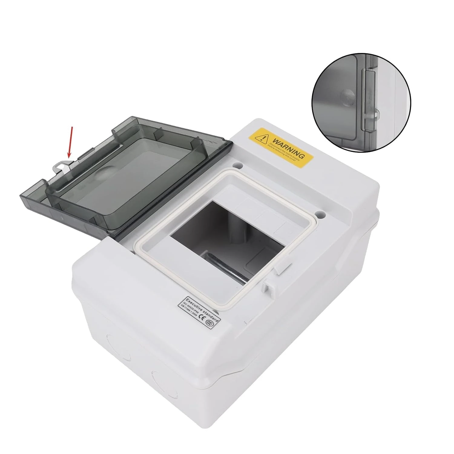 Пластиковая уличная электрическая водонепроницаемая распределительная коробка