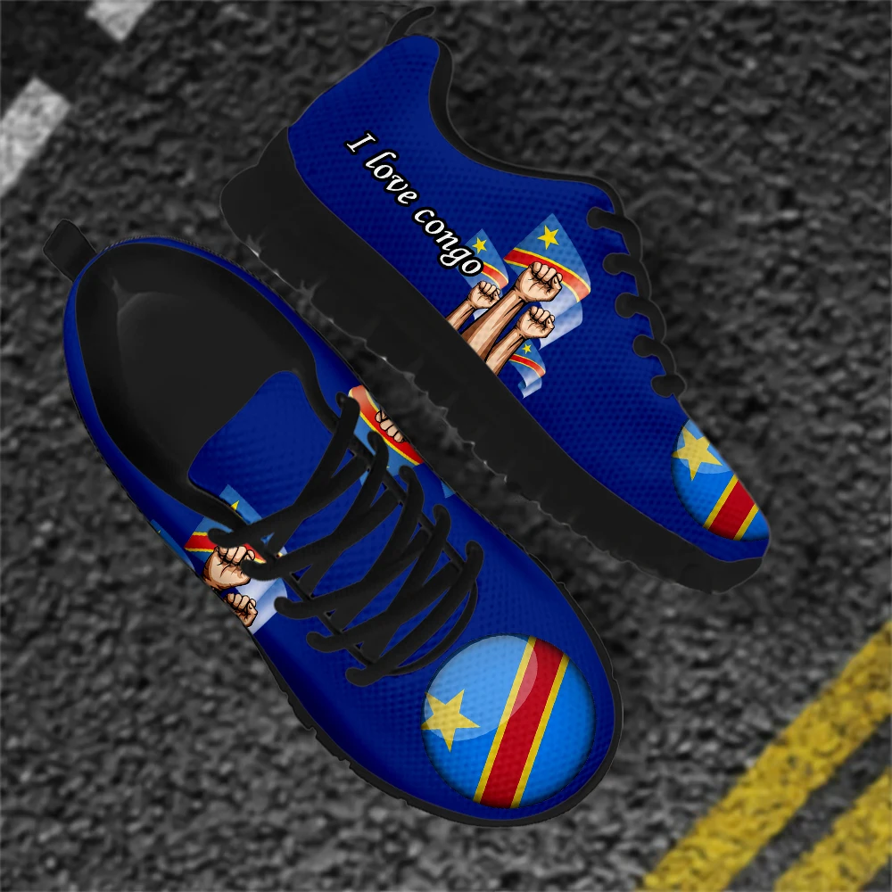 

Бренд ELVISWORDS с принтом флага Конго, дизайнерская обувь для женщин, мужчин, подростков, индивидуальная обувь, патриотические парные повседневные кроссовки для бега