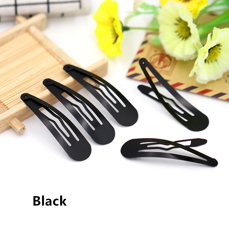 100 шт. металлические зажимы для волос 3-9 см