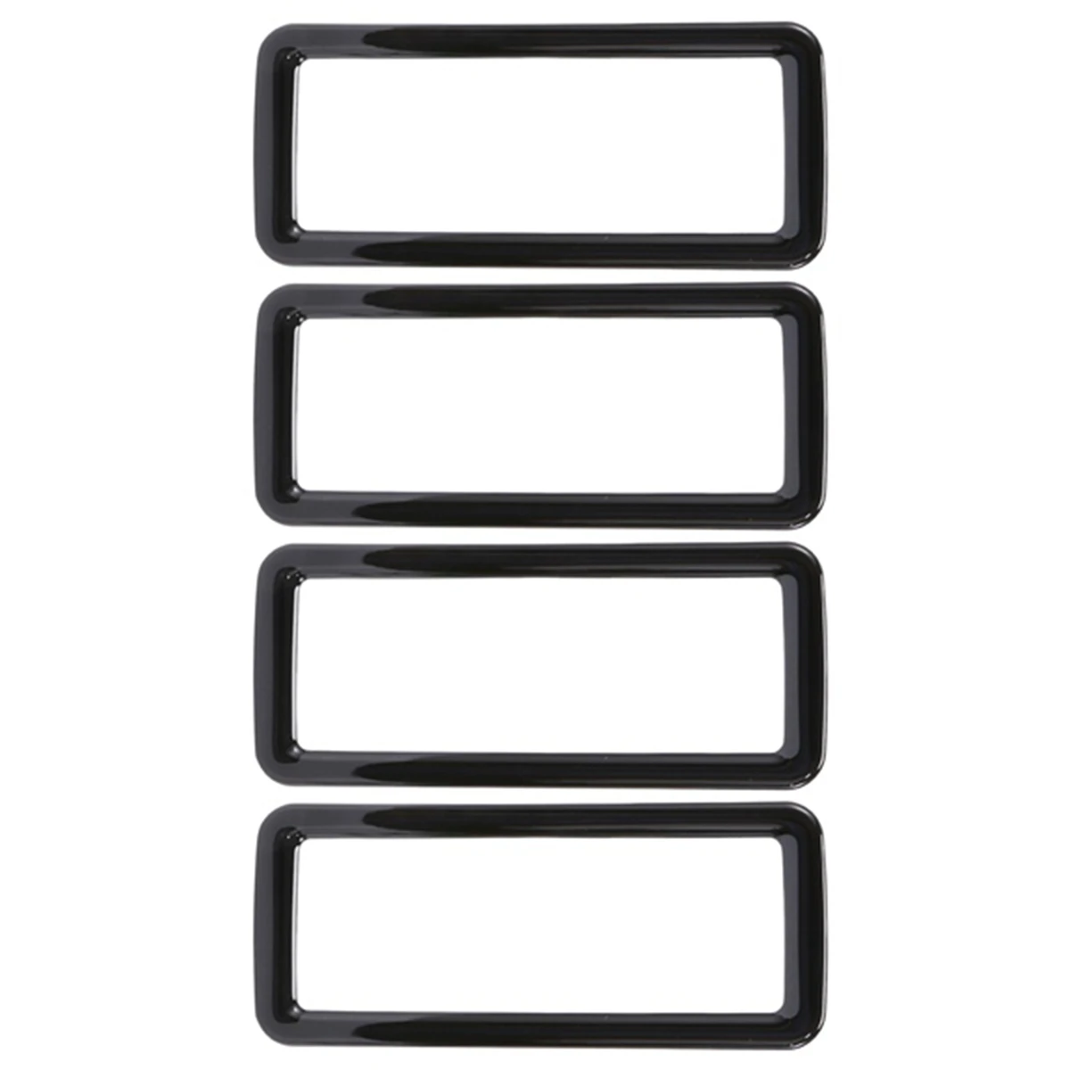 

For Toyota Noah Voxy 90 Series 2022 Roof Rear A/C Vent Outlet Cover Frame Trim Sticker Bright Black
