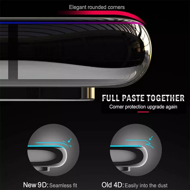 Full Cover Tempered Glass For iPhone 11 12 13 Pro Xs Max Screen Protector For iPhone X XR 6 7 8 Plus Protective Glass Film