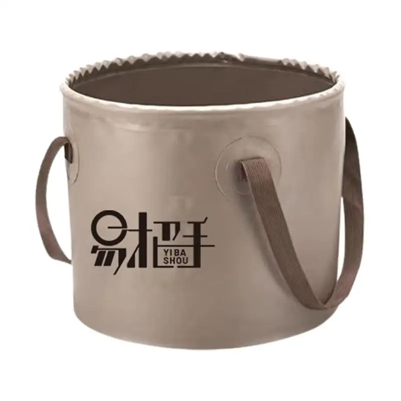 

Folding Water Bucket Camping Water Storage Bucket With Handles Car Folding Bucket Lightweight Folding Water Container Portable