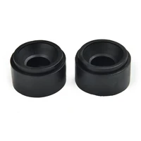 for mini engine cover rubber mounting mat plastic black 2pcs accessories durable high quality new parts practical
