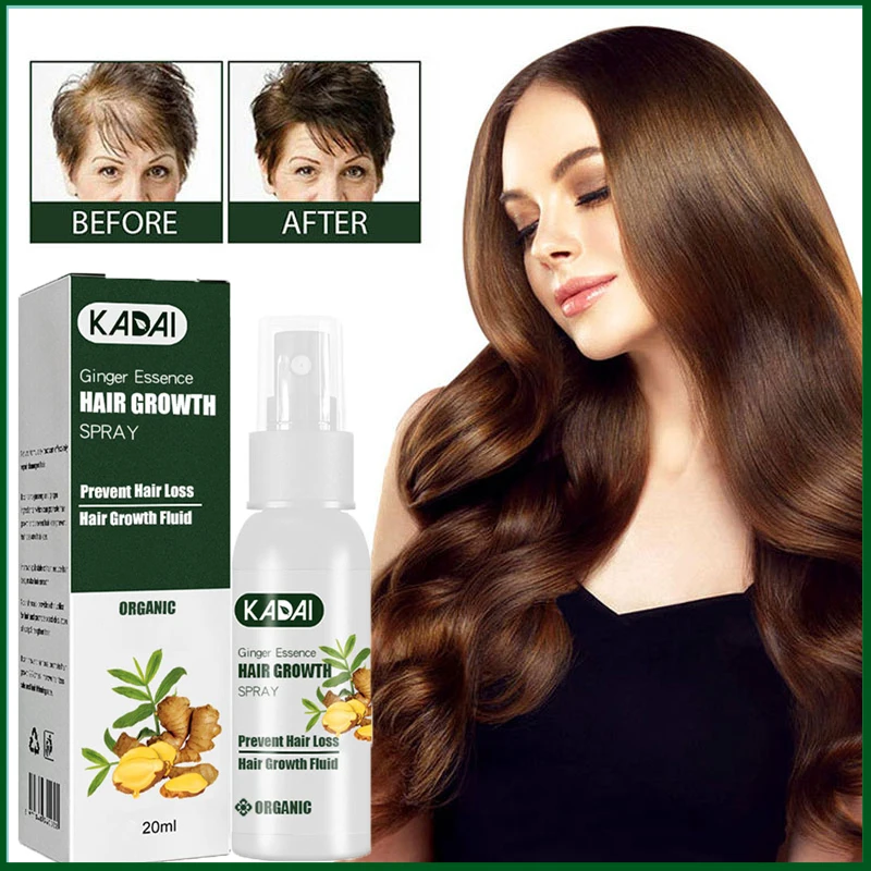 

Ginger Hair Growth Spray Essence Prevent Hair Loss Fast Growing Repair Dry Frizzy Damaged Strengthen Root Nourishing Hair Care