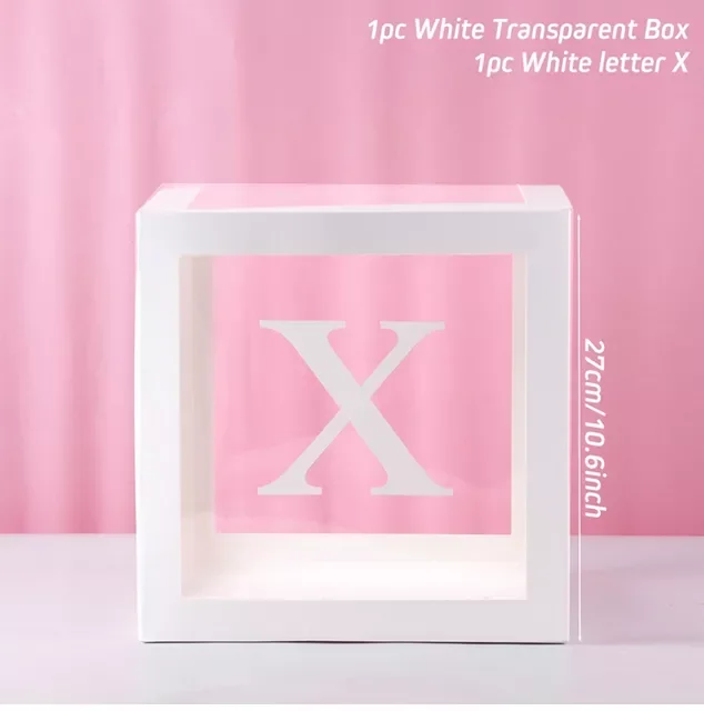 

2023NEW Name Box Wedding Balloon 1st Birthday Party Decoration Kids Birthday Balloons Latex Macaron Balloon Baby Shower