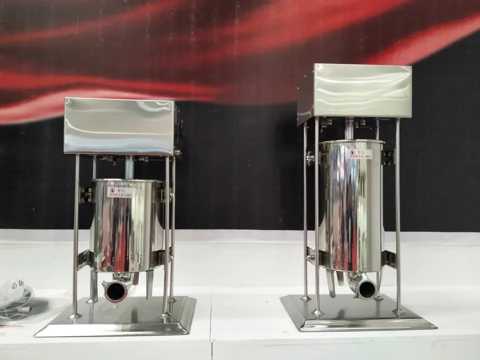 Коммерческая бытовая электрическая колбасная машина из нержавеющей стали lzy