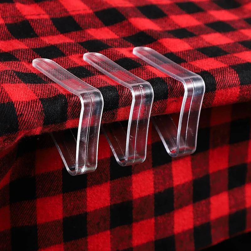 

Пластиковые зажимы для скатерти, 24 шт., прозрачная фототкань, крепление для скатерти, зажимы для пикника