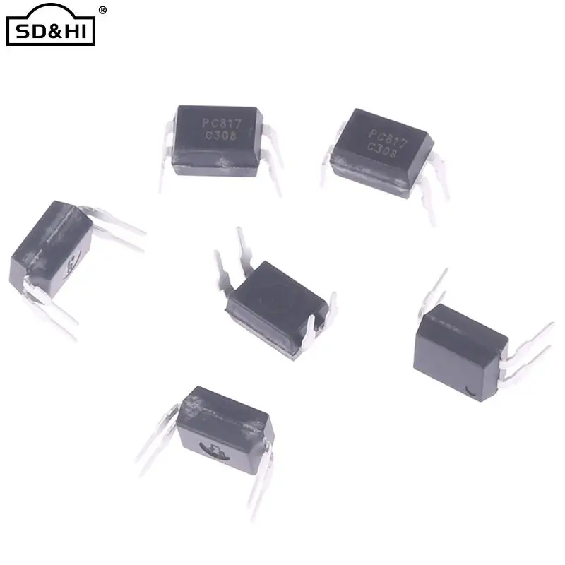 50 шт., оптрон PC817C DIP4 SOP4 PC817-C 5 в FL817C PS817C DIP4 DIP опто, новый и оригинальный оптический изоляционный IC чип