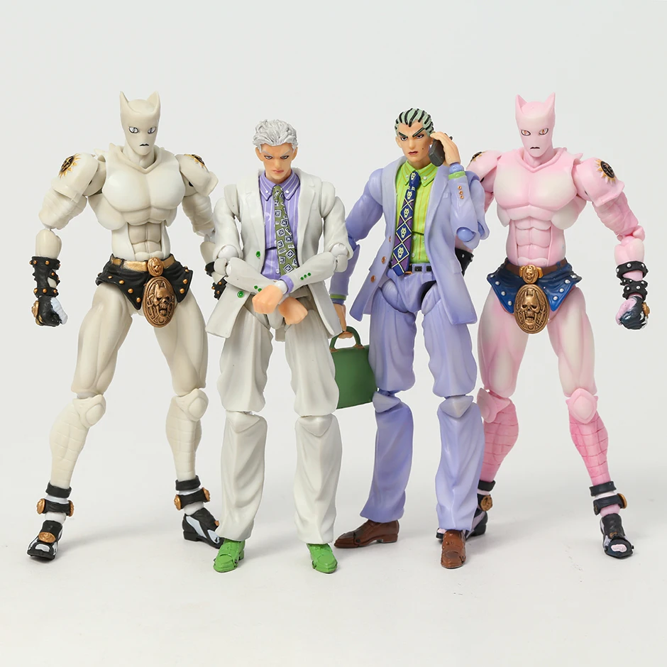 

JoJo's Bizarre Adventure Part 4 Kira Yoshikage / Killer Queen Action Figure PVC Collectible Toy For Kids Gift