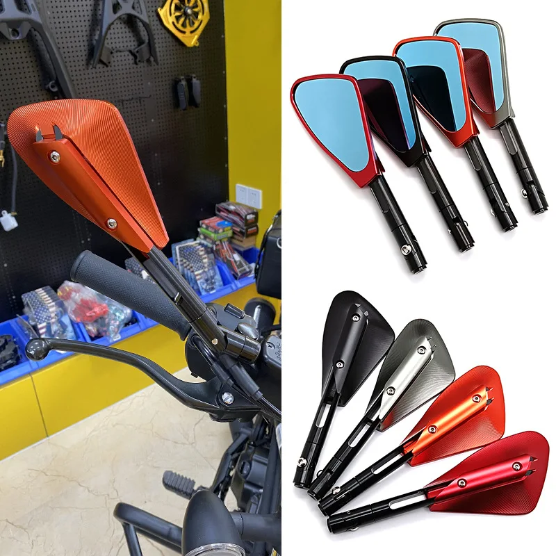 

Universal CNC Aluminum alloy 8mm 10mm Motorcycle Rear View Mirrors For YAMAHA MT-01 MT-03 MT-07 MT-09 FZ-07 FZ-09 MT-10 MT-25