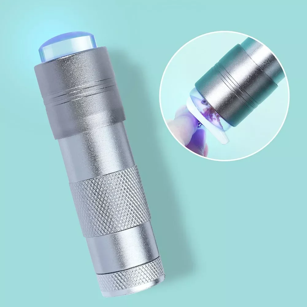

Mini Handheld Nail Art UV Press Light Nail Polish Uv Light Press for Nail Art Dryer Gel Polish Lamp Quick Dry Lamp Dropshinp