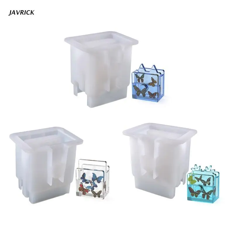 

3 in 1 Phone Holder Mold Epoxy Resin Silicone Molds Craft Phone Bracket Molds