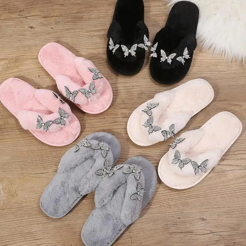 

Cute Slipper For Women Girls Fashion Fluffy Winter Warm Lovely House Shoes 2023 Ytmtloy Indoor Zapatillas Mujer Casa Flat With 1