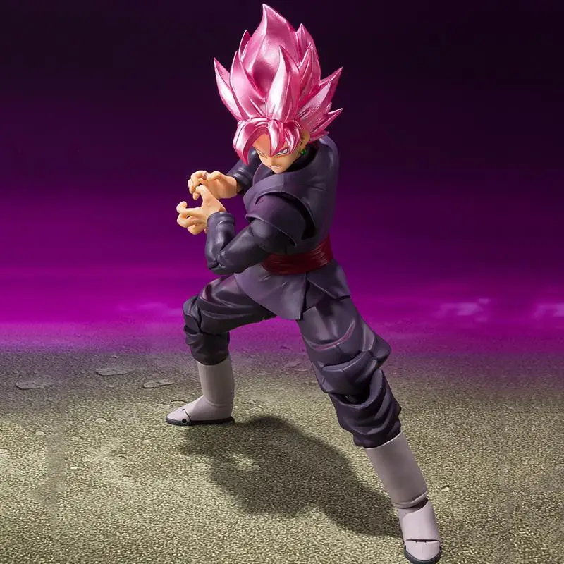 В наличии Оригинальные BANDAI DBZ SSJ SHF супер Роза Wukong Goku Zamasu экшн-фигурки игрушечные