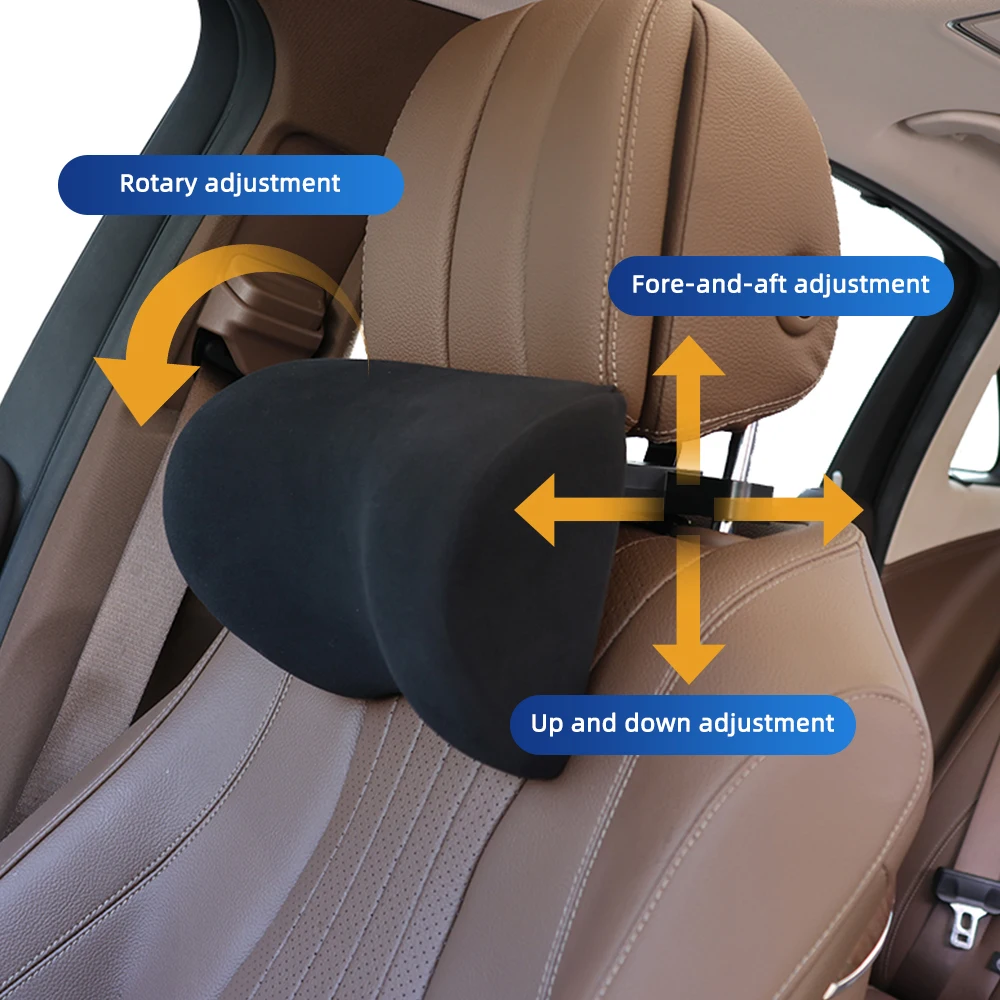 Подушка для шеи на подголовник автомобиля Регулируемый угол наклона снятия боли