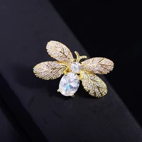 2022 new small bee brooch female accessories pin japan and south korea all match temperament collar pin clothes jewelry neckline
