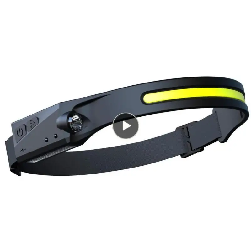 

Zoom Sensor Headlamp USB Rechargeable Outdoor Night Running Night Fishing Head Lamp Waterproof Infrared Warning LED Headlight