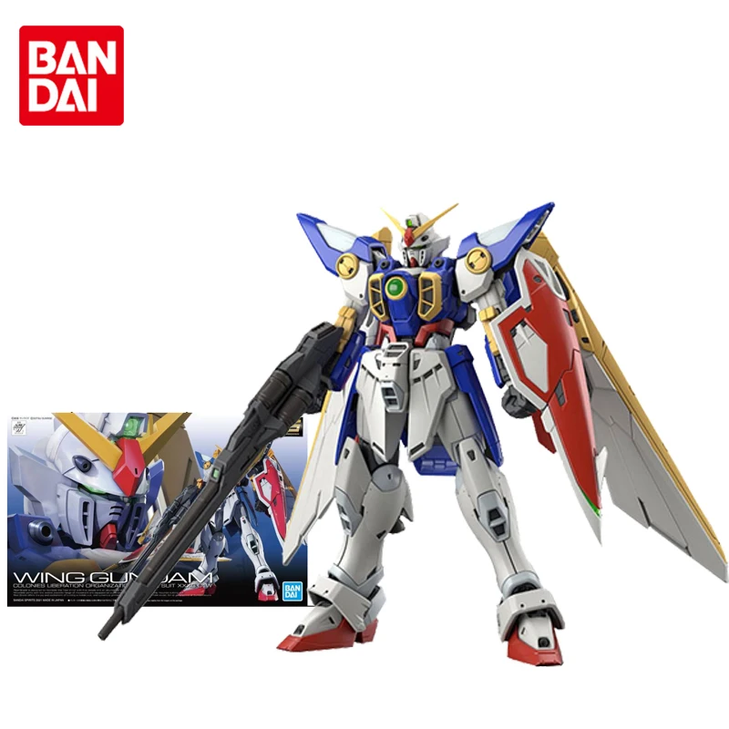 

Оригинальная фигурка Bandai Gundam RG 35 1/144 TV Wing Gundam шарнирная подвижная Модель сборная модель игрушки подарки для детей