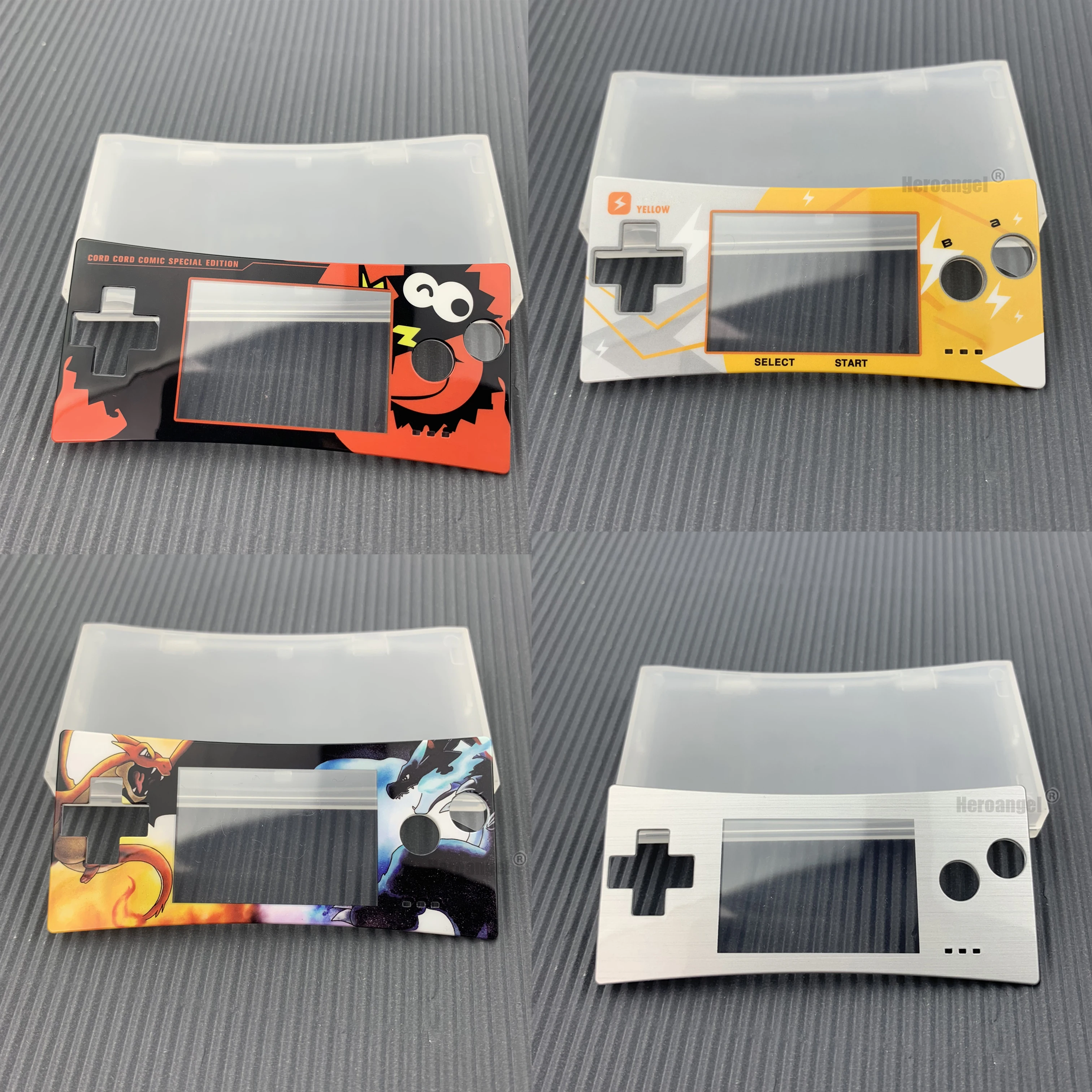 

2023 NEW Replacement Front Faceplate Cover for Nintendo GameBoy Micro for GBM System Front Case Shell Housing Accessories