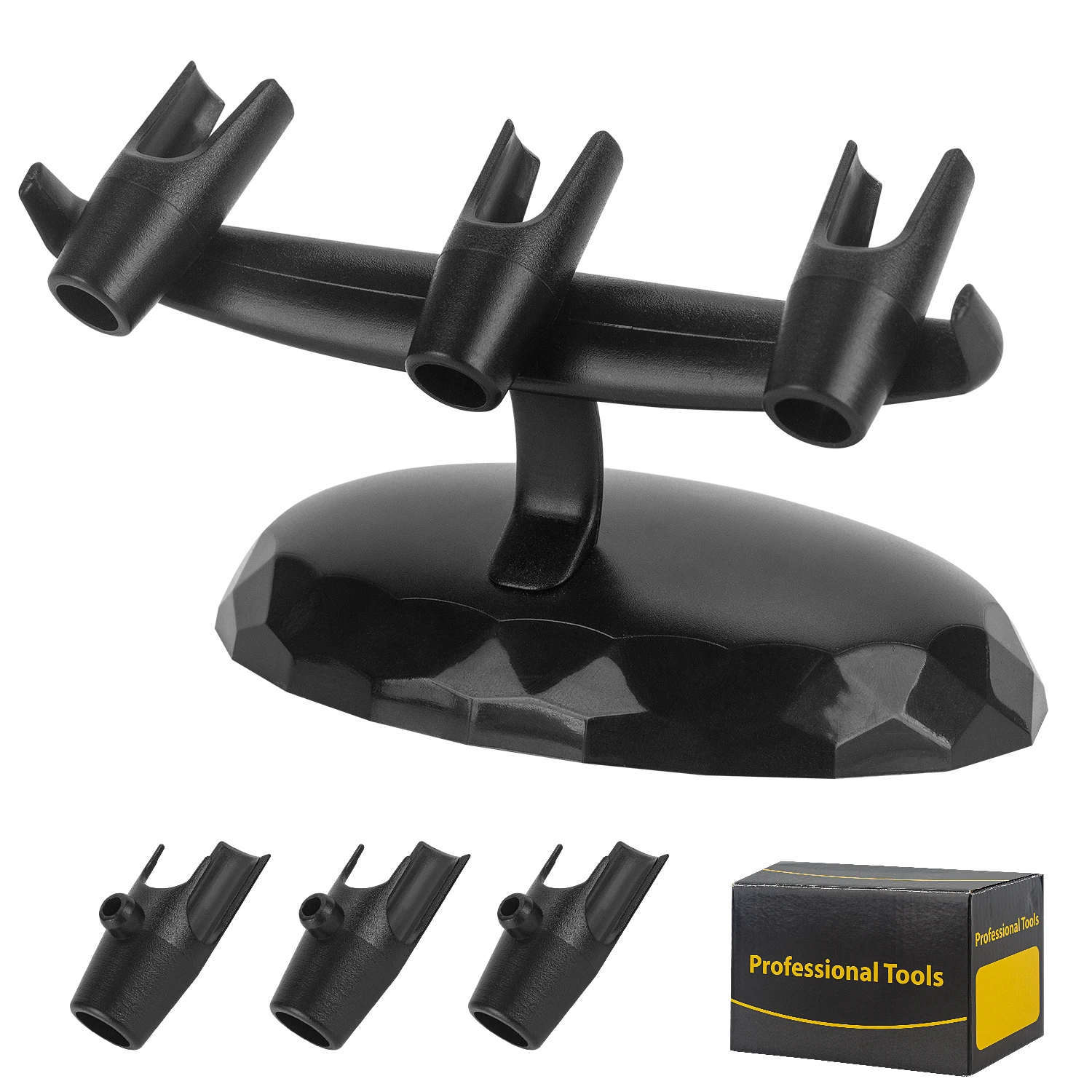 Держатель для аэрографа XDOVET, пластиковый держатель для аэрографа, может вместить 3 универсальных аэрографа для рисования, тату, нейл-арта, модели, Ma Держатель для аэрографа XDOVET, пластиковый держатель для аэрографа, может вместить 3 универсальных аэрографа для рисования, тату, нейл-арта, модели, Ma