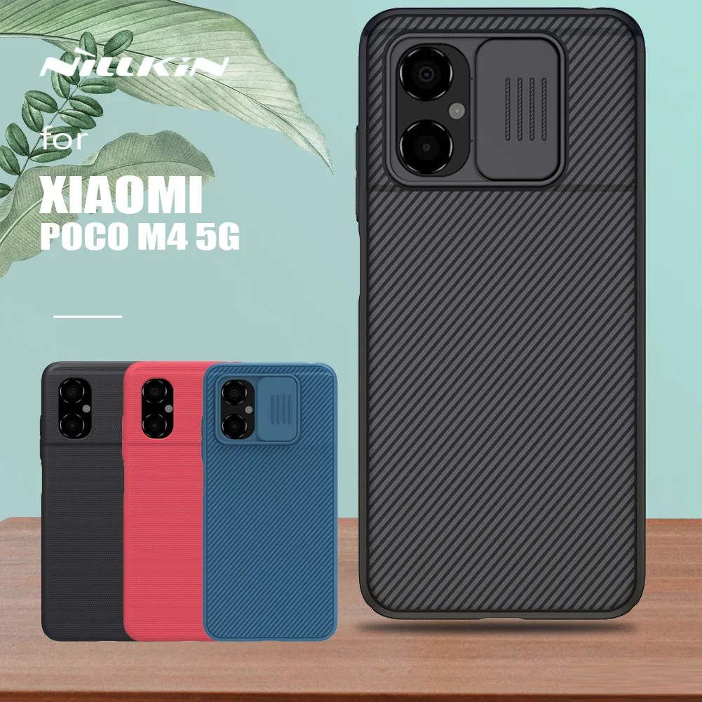 

Чехол Nillkin для Xiaomi Poco M4, задняя крышка для камеры, сверхтонкий матовый чехол для Xiaomi Poco M4, чехол для объектива