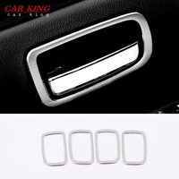 for mitsubishi outlander 2014 2016 stainless steel car inner door bowl protector frame decoration cover trim accessories 4pcs