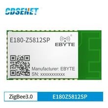 TLSR8258 ZIGBEE 3.0 Module Wireless Transceiver Receiver 2.4Ghz 12dBm 200m E180-Z5812SP CDSENET High Performance Stamp Hole PCB
