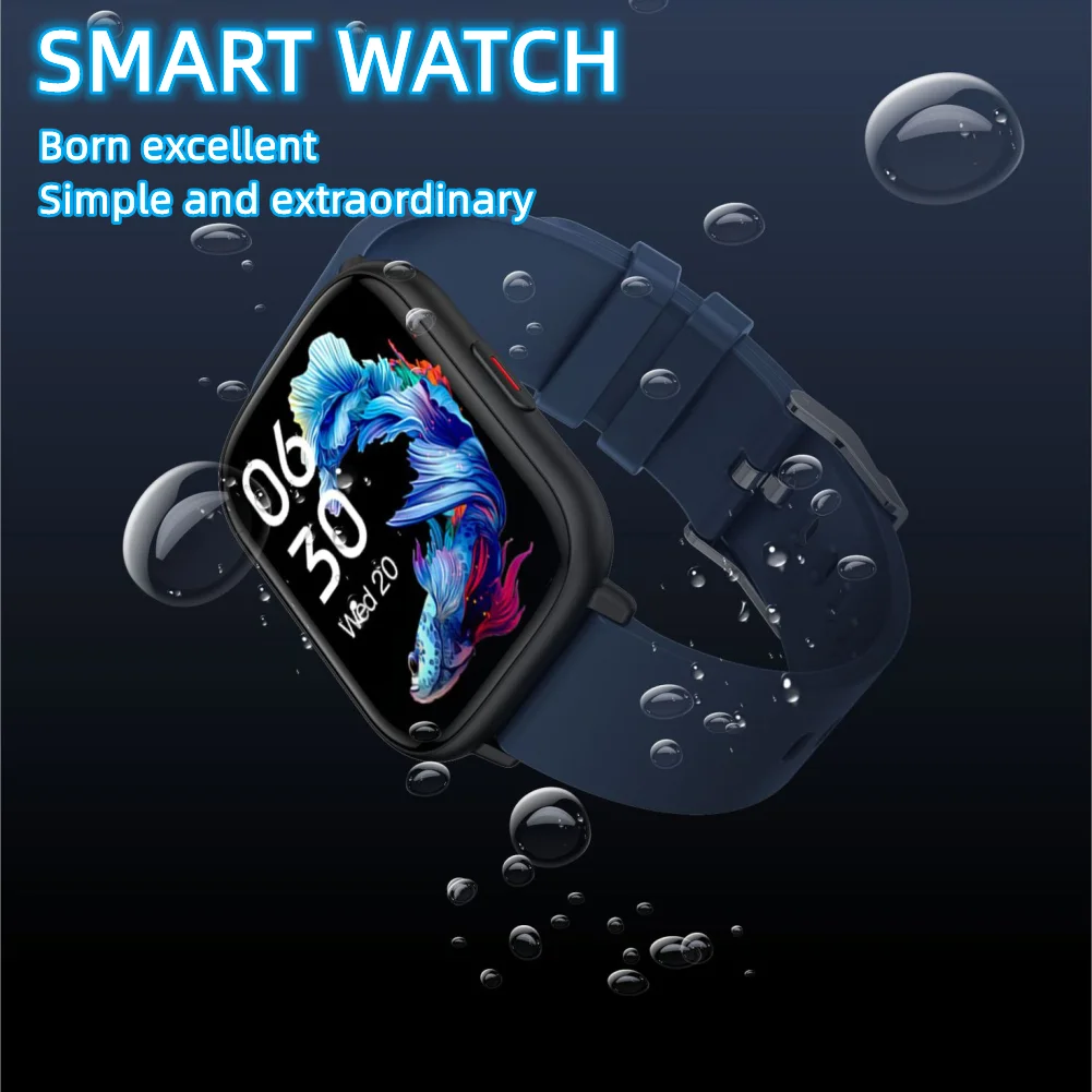 

Умные часы IP68 водонепроницаемый спортивный умный Браслет мониторинг температуры тела крови кислорода фитнес-трекер для Android IOS