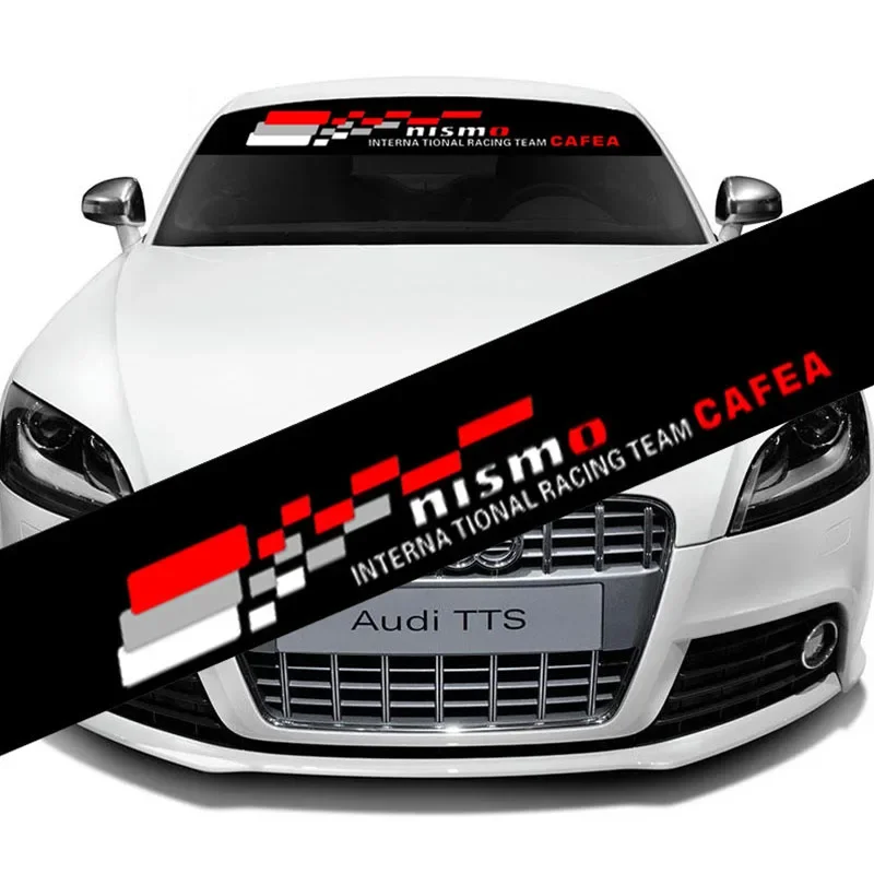 130 см светоотражающие наклейки на переднее лобовое стекло автомобиля для Nissan Qashqai