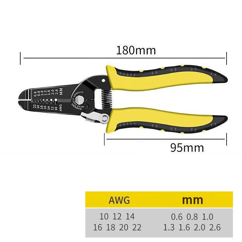 

Плоскогубцы YQXINQIDZ для зачистки проводов 7"