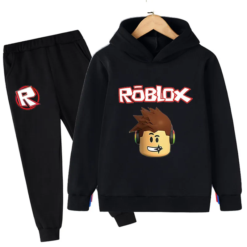 Весенние наряды для мальчиков и девочек Robloxing детская одежда детские толстовки