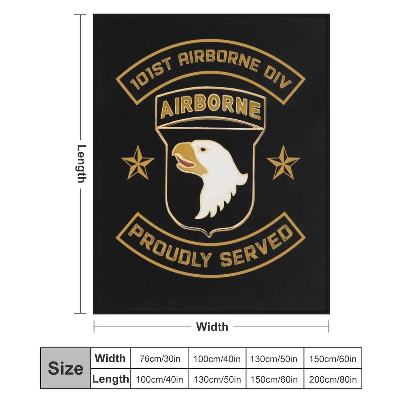 Десантник 101-я воздушно-десантная дивизия гордое обслуживание пледы кровать