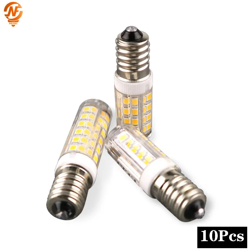 10pcs/lot E14 Led Lamp Ceramic LED Bulb AC 220V 230V 240V 3W 4W 5W 7W 2835 SMD LED Corn Bulb 360 Degree Angle Led Spotlight Lamp