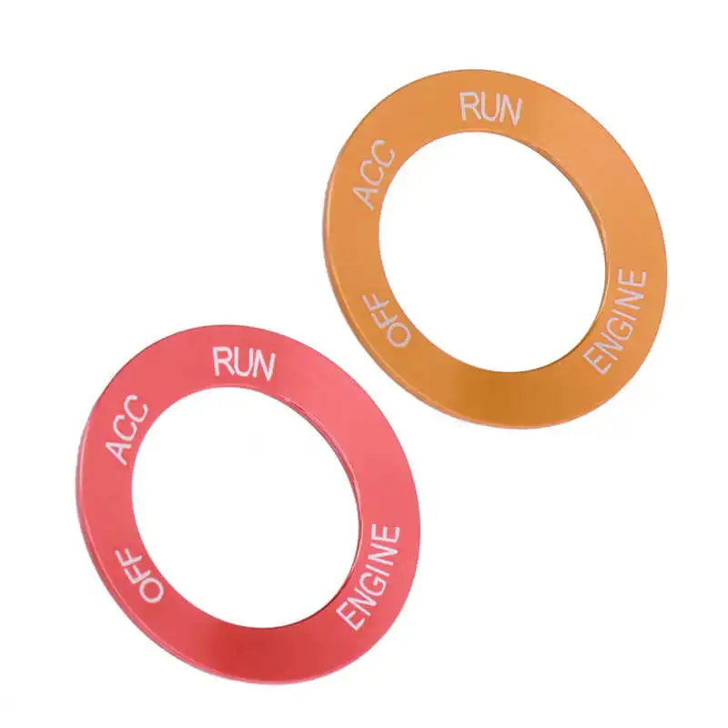 

Кольцо переключателя включения и остановки двигателя, Сменное антикоррозийное кольцо из алюминиевого сплава для Dodge Challenger 2010-2021, кнопочное кольцо двигателя