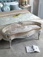 french style furniture european style cloth bed end stool bed bed bedroom end sofa stool shoe stool complete hr