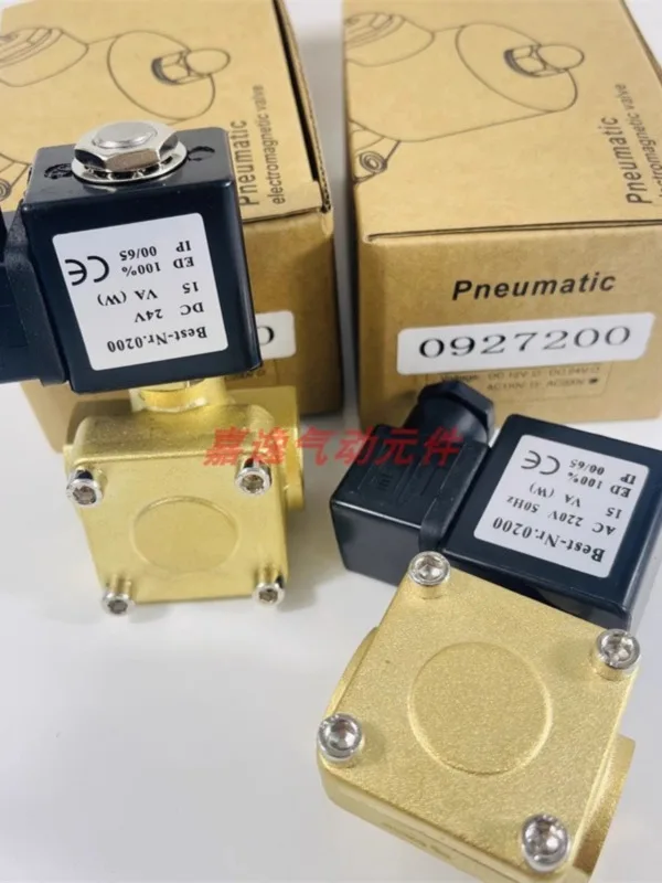 BEST-NR-0200 Соленоидный клапан 0927100 0927200 0927300 092740 двухпозиционный двухсторонний