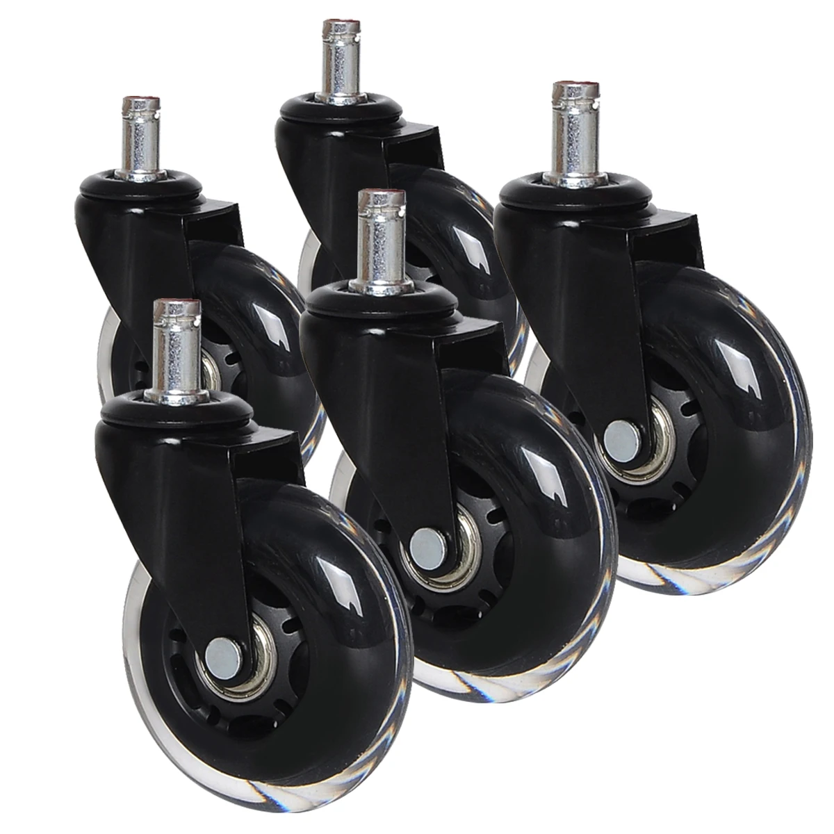 Casters Hard Floor Casters Premium Caster Wheels For Parquet Laminate Swivel Chair Wheel For Office Desk Chair
