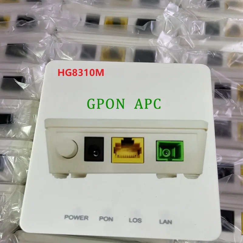 

10 шт. Новинка HG8310M SC APC GPON ONU ONT с одним портом 1GE применим к режимам FTTH, интерфейс APC, английская версия, неизолированный металл