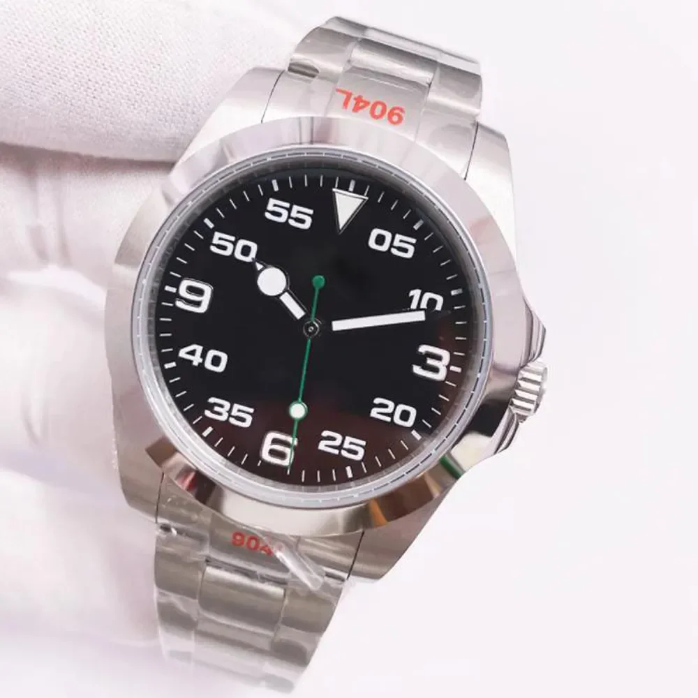 

Часы наручные ST9 мужские с застежкой, автоматический Механический Циферблат 40 мм, водонепроницаемые из нержавеющей стали 904L, 2023