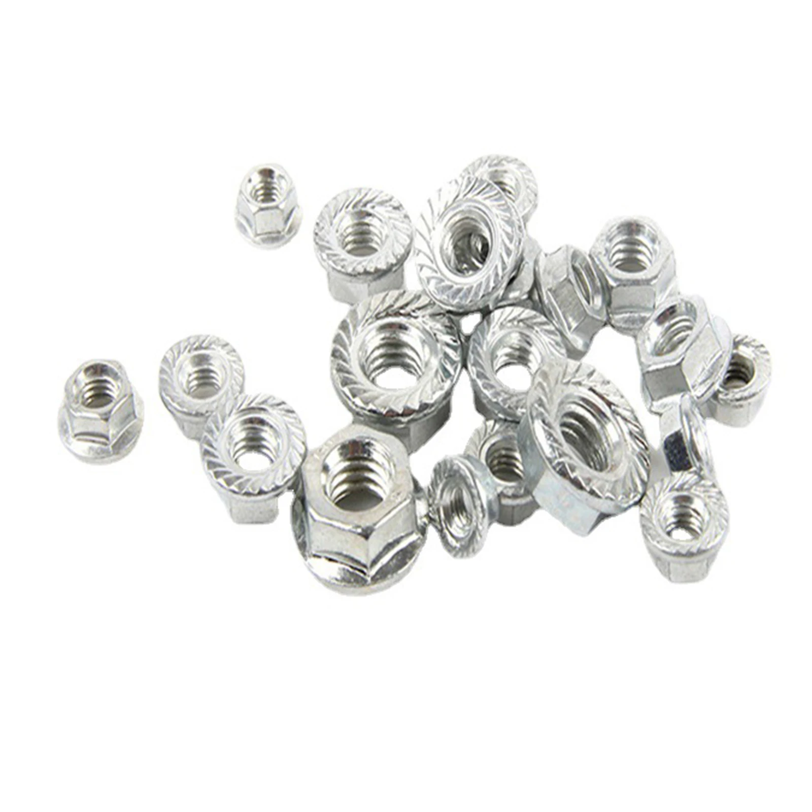 Гайки на скутер. Hex 6 мм. Nut,Special,6mm. Серебряный болт. Boss Silver Screw.