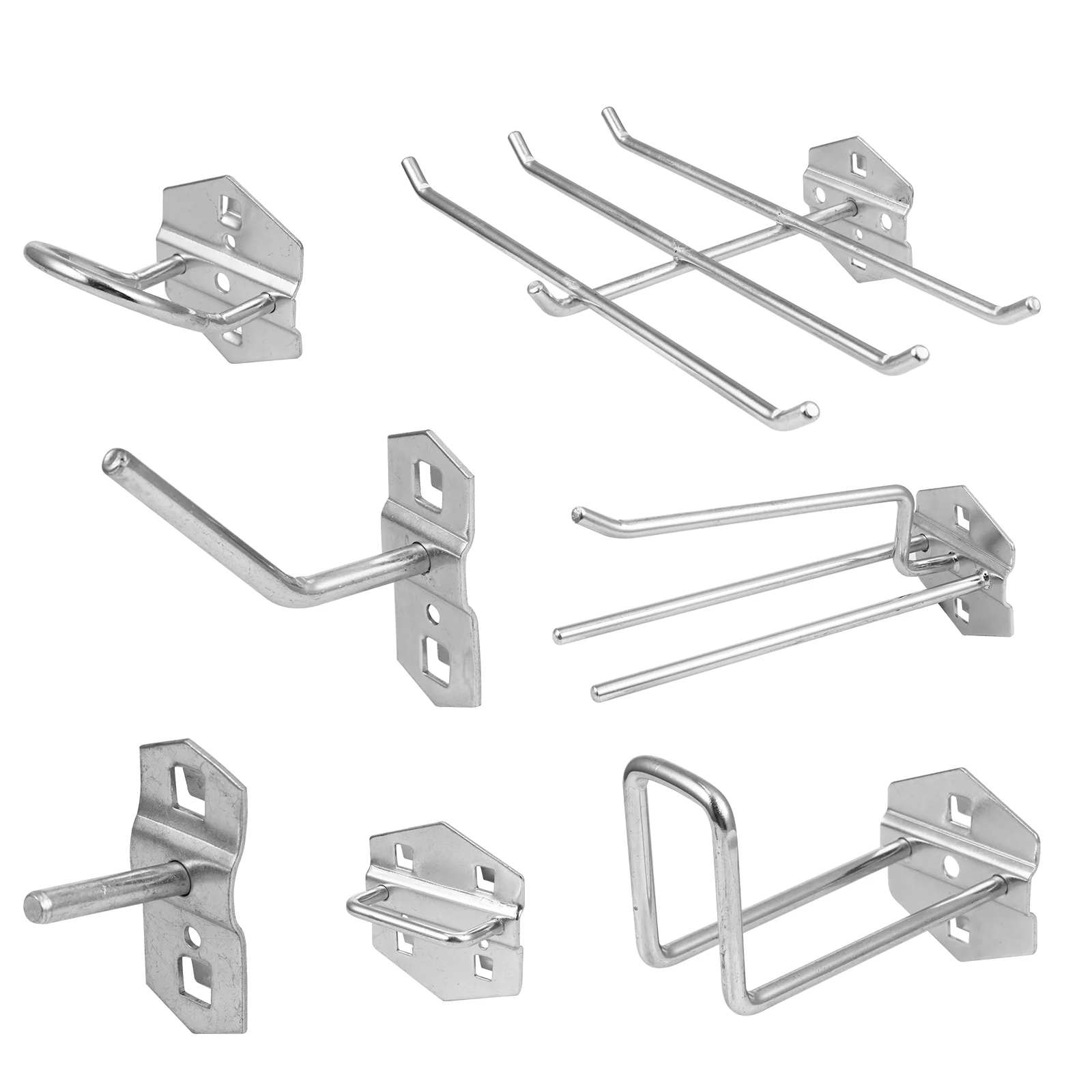 

7Pcs Wrench Coil Tape Hook Steel Wrench Storage Rack Tool Storage Holder Tool Hanging Hooks Tool Hooks Wall Mounted for Home