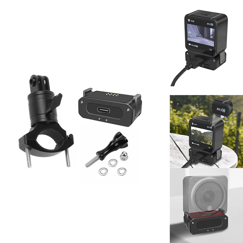 

Magnetic Folding Dual Interface Rechargeable Base Parts Accessories For DJI Action2 Accessories Osmo Spirit Eye Camera A