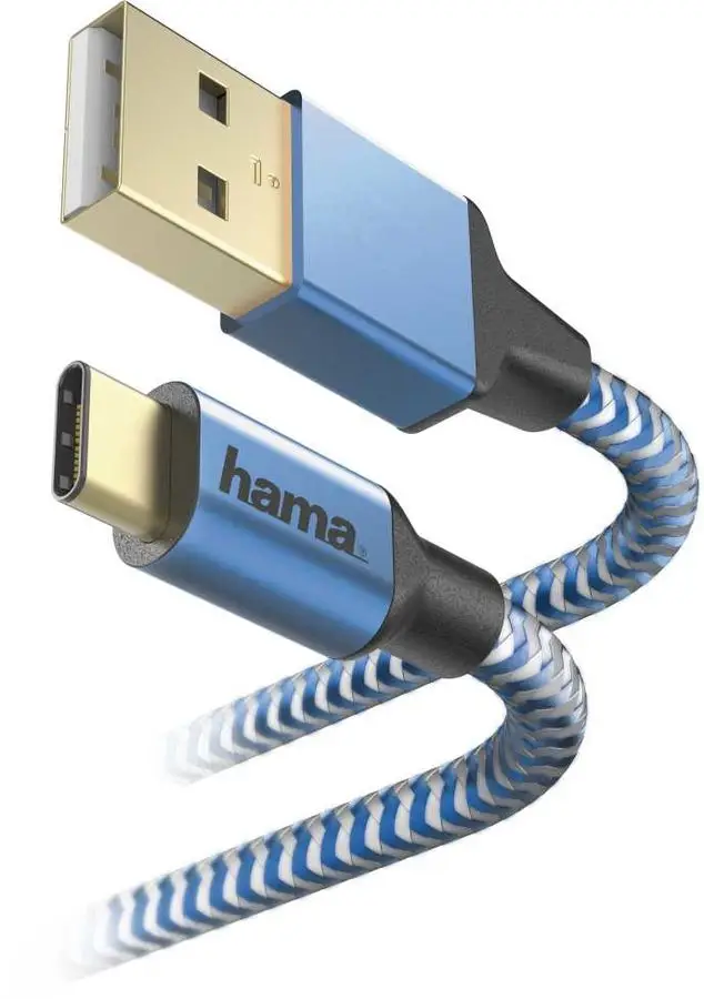 Кабель Hama 00178295 USB (m)-USB Type-C (m) 1.5 м синий |