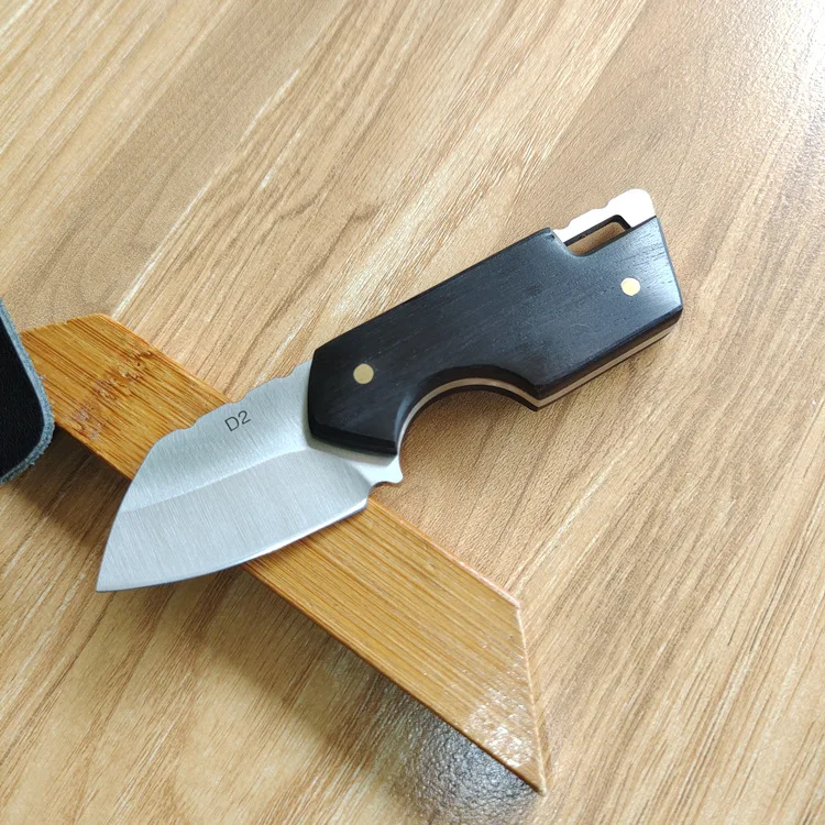 

Jungle army cool D2 steel outdoor knife self-defense military knife high hardness small blade Lite war wilderness survival