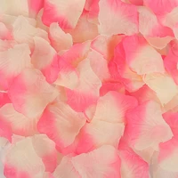 1000pcs artificial flowers simulation rose silk fabric petals party wedding marriage room flower decorations